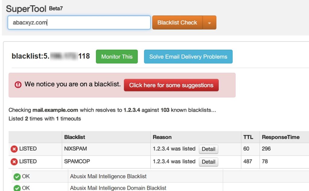malaysia how to check blacklist mxtoolbox